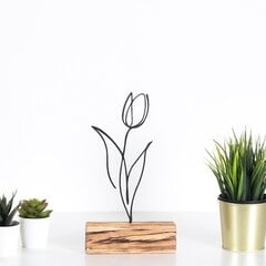 Dekoratyvinė figūrėlė Tulip Black kaina ir informacija | Interjero detalės | pigu.lt