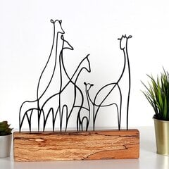 Декоративная фигурка Giraffe Black цена и информация | Детали интерьера | pigu.lt
