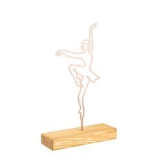 Dekoratyvinė figūrėlė Ballerina Copper kaina ir informacija | Interjero detalės | pigu.lt