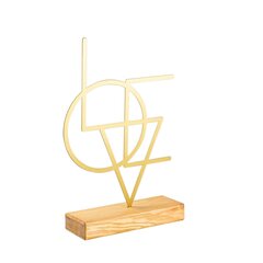 Декоративная фигурка Geometric Gold цена и информация | Детали интерьера | pigu.lt