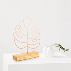 Декоративная фигурка Large Leaf Copper цена и информация | Детали интерьера | pigu.lt