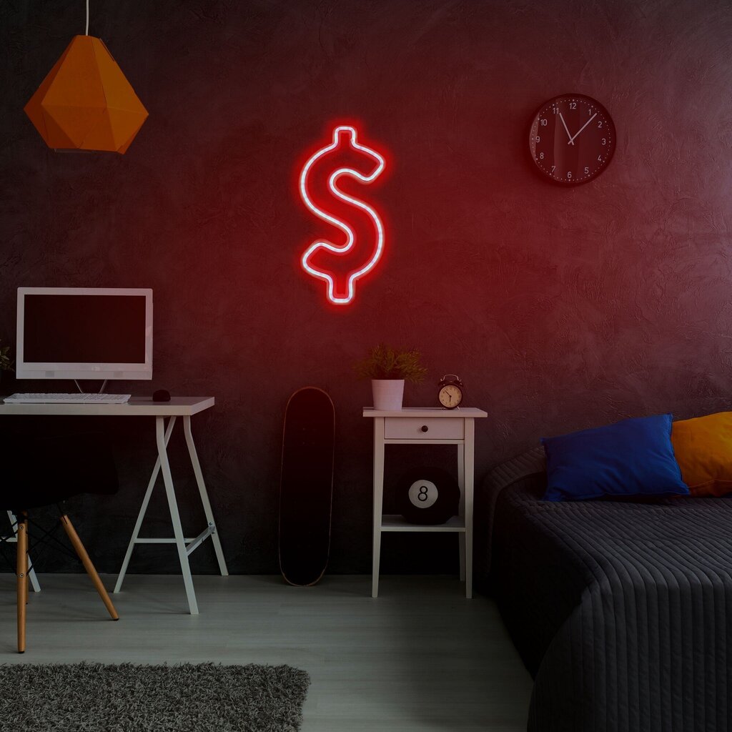 Sieninis šviestuvas Dollar Sign kaina ir informacija | Sieniniai šviestuvai | pigu.lt