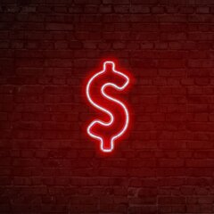 Настенный светильник Dollar Sign цена и информация | Настенные светильники | pigu.lt