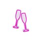 Sieninis šviestuvas Champagne Glasses цена и информация | Sieniniai šviestuvai | pigu.lt