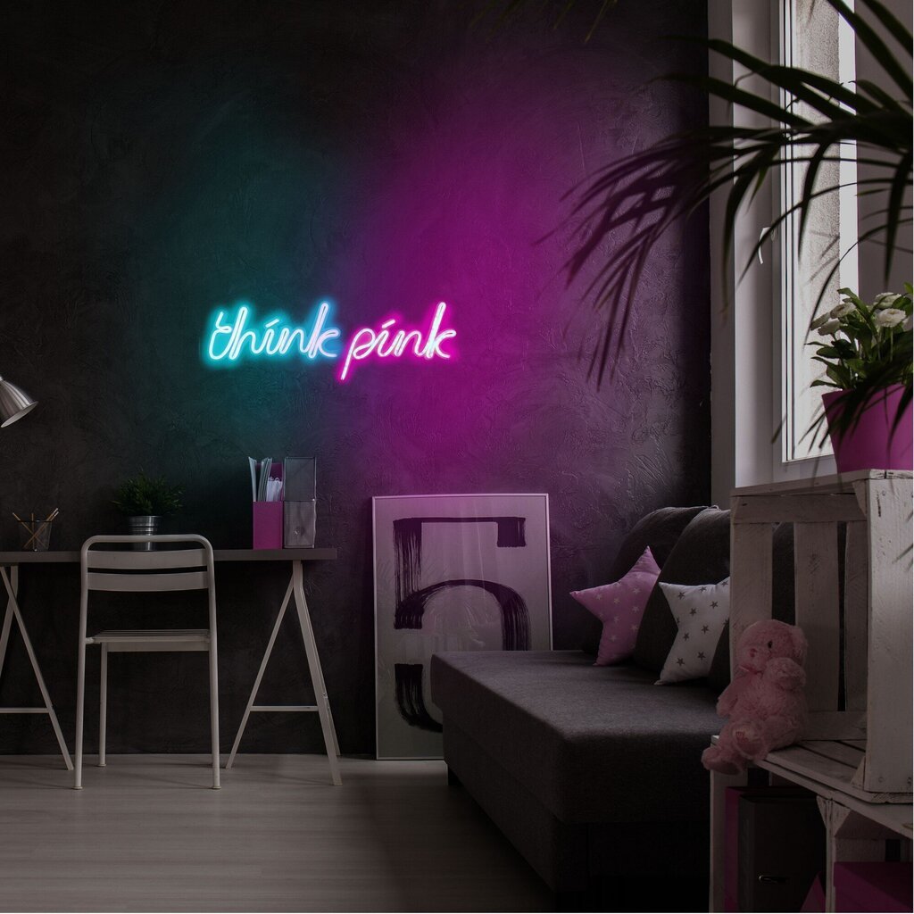 Sieninis šviestuvas Think Pink kaina ir informacija | Sieniniai šviestuvai | pigu.lt