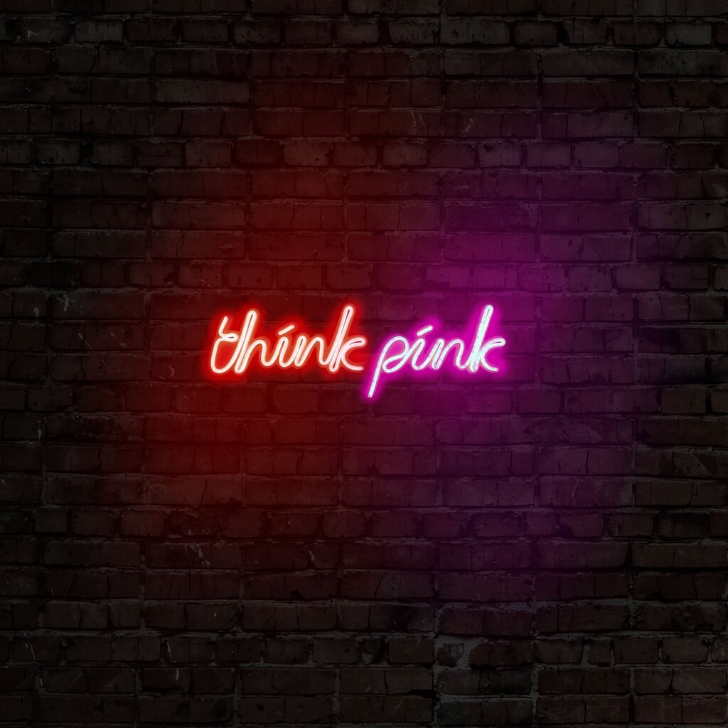 Sieninis šviestuvas Think Pink kaina ir informacija | Sieniniai šviestuvai | pigu.lt
