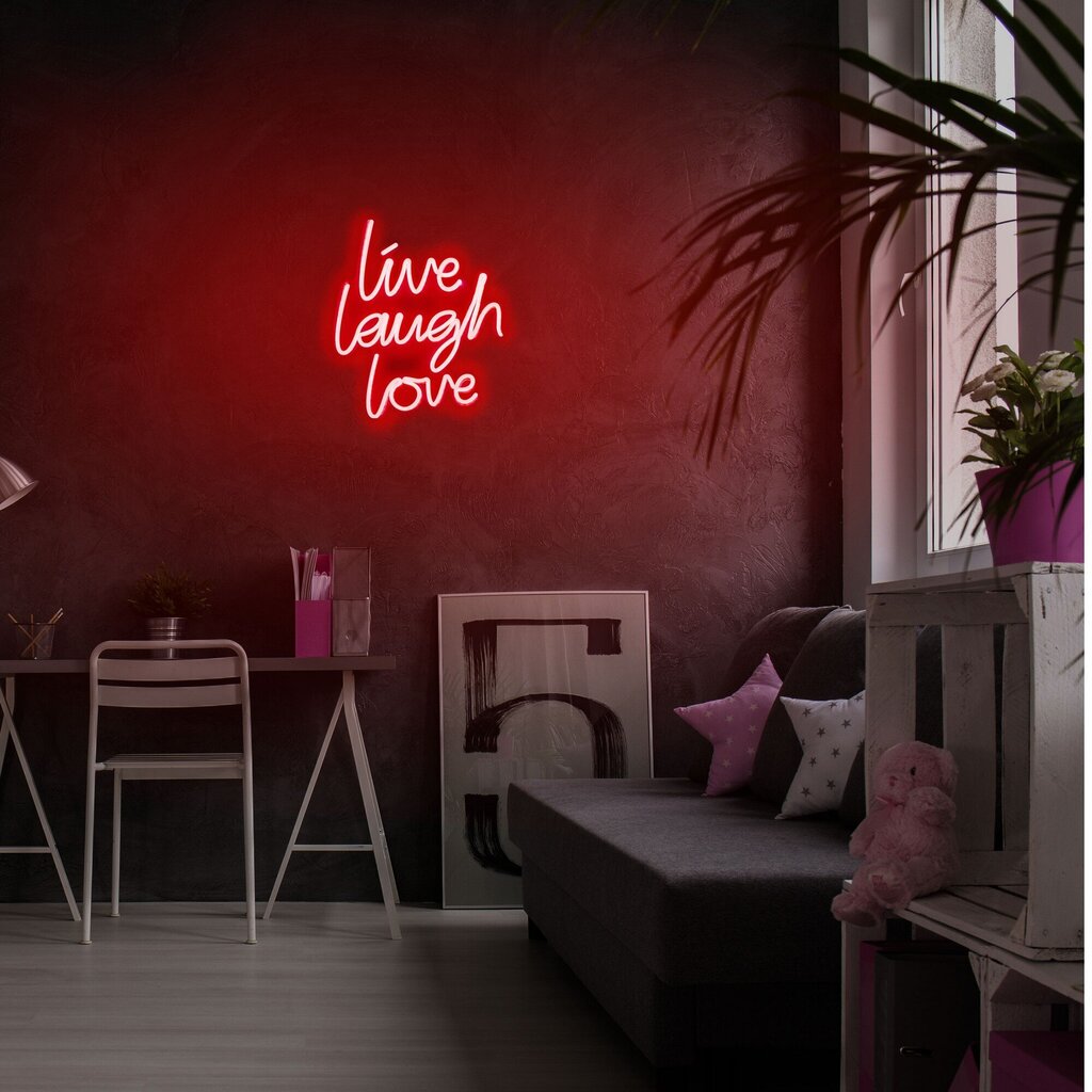 Sieninis šviestuvas Live Laugh Love kaina ir informacija | Sieniniai šviestuvai | pigu.lt
