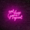 Настенный светильник eat sleep Game repeat