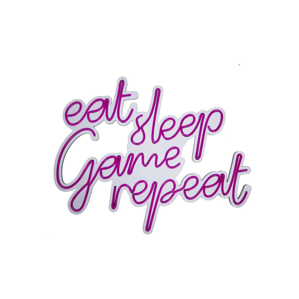 Sieninis šviestuvas eat sleep Game repeat цена и информация | Sieniniai šviestuvai | pigu.lt