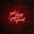 Настенный светильник eat sleep Game repeat