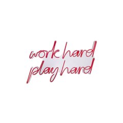 Настенный светильник Work Hard Play Hard цена и информация | Настенные светильники | pigu.lt