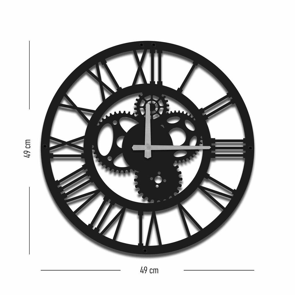 Dekoratyvinis sieninis laikrodis MTS - 001 kaina ir informacija | Laikrodžiai | pigu.lt