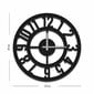 Dekoratyvinis sieninis laikrodis MTS - 004 kaina ir informacija | Laikrodžiai | pigu.lt