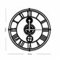 Dekoratyvinis sieninis laikrodis MTS - 010 цена и информация | Laikrodžiai | pigu.lt