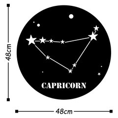 Metalinė sienos dekoracija Caprıcorn Horoscope kaina ir informacija | Interjero detalės | pigu.lt