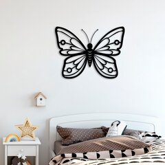 Металлическое украшение на стену Butterfly цена и информация | Детали интерьера | pigu.lt