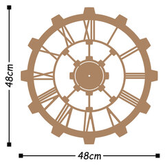 Dekoratyvinis sieninis laikrodis kaina ir informacija | Laikrodžiai | pigu.lt