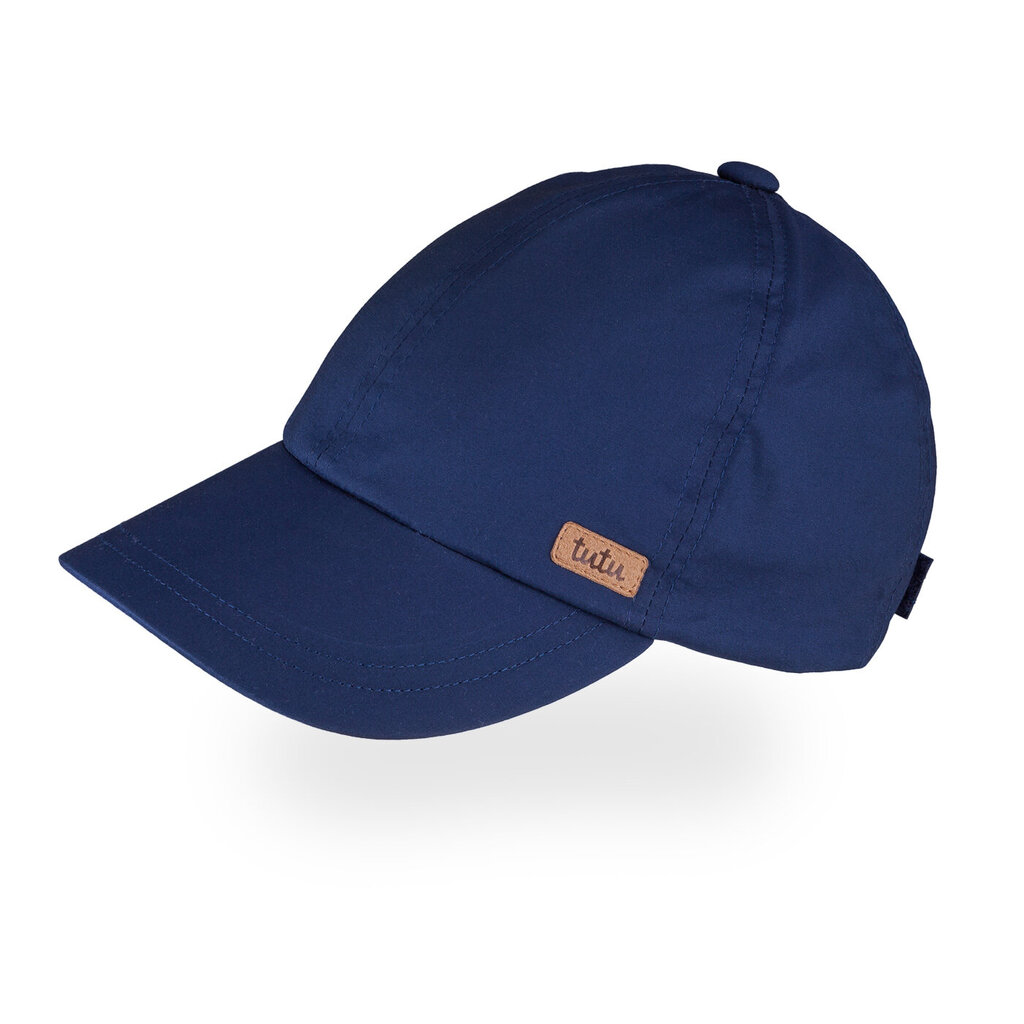 TuTu medvilninė vienguba kepurė su snapeliu berniukams, mėlyna kaina ir informacija | Kepurės, pirštinės, šalikai berniukams | pigu.lt
