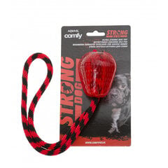Comfy žaislas Strong Dog braškė+virvė 12 cm kaina ir informacija | Žaislai šunims | pigu.lt