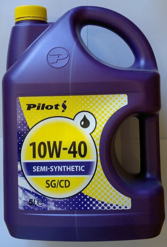 Pilots 10W40 SJ/CF 5L variklio alyva pusiau sintetinė kaina ir informacija | Variklinės alyvos | pigu.lt