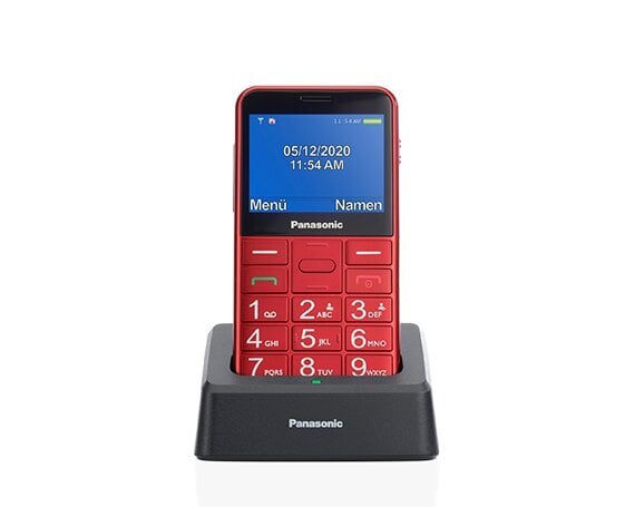 Panasonic KX-TU155EXRN Red цена и информация | Mobilieji telefonai | pigu.lt