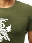 Marškinėliai vyrams Vytis JS/712005-43447-XXL, žali kaina ir informacija | Vyriški marškinėliai | pigu.lt