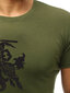 Marškinėliai vyrams Vytis JS/712005-43448-XXL, žali kaina ir informacija | Vyriški marškinėliai | pigu.lt