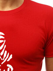 Marškinėliai vyrams Dakar JS/712005-43420-XXL, raudoni kaina ir informacija | Vyriški marškinėliai | pigu.lt