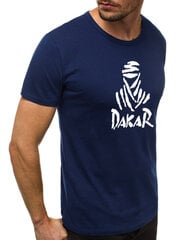 Marškinėliai vyrams Dakar JS/712005-43426-XXL, mėlyni kaina ir informacija | Vyriški marškinėliai | pigu.lt