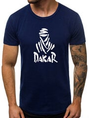 Marškinėliai vyrams Dakar JS/712005-43426-XXL, mėlyni kaina ir informacija | Vyriški marškinėliai | pigu.lt