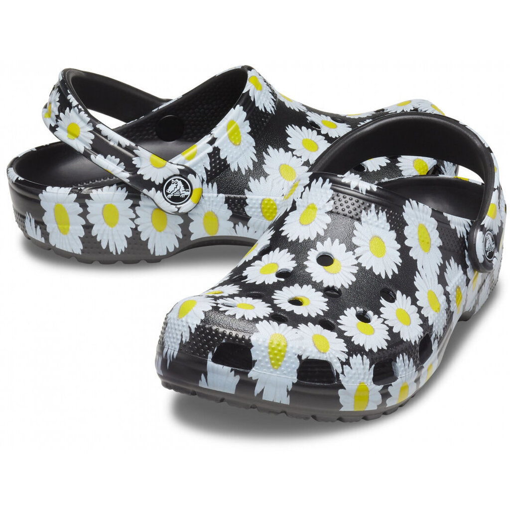 Crocs™ moteriškos šlepetės Classic Vacay Vibes Clog 133873, juodos kaina ir informacija | Šlepetės moterims | pigu.lt