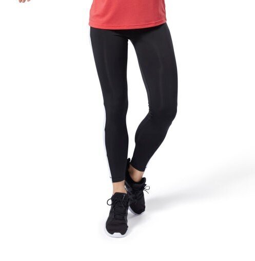 Tamprės moterims Reebok Linear Logo, juodos kaina ir informacija | Sportinė apranga moterims | pigu.lt