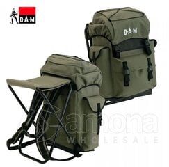 Кресло-рюкзак DAM Angler's, 40 x 38 x 55см цена и информация | Туристическая мебель | pigu.lt