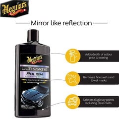 Blizgesio suteikianti priemonė prieš vaškavimą Meguiar's Ultimate Polish Pre Waxing Glaze for Ultra Shine Gloss, 473 ml kaina ir informacija | Autochemija | pigu.lt