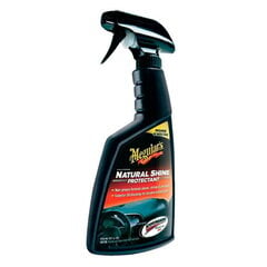 Automobilio salono priežiūros priemonė Meguiar's Natural Shine Rubber and Vinyl Dashboard & Interior Care Protectant Spray, 473 ml kaina ir informacija | Autochemija | pigu.lt