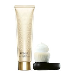 Набор Sensai Kanebo Sensai Ultimate: крем-мыло 125 мл + щетка цена и информация | Средства для очищения лица | pigu.lt