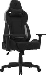 Biuro kėdė SENSE7 Sentinel, gobelenas, juoda/pilka kaina ir informacija | Biuro kėdės | pigu.lt