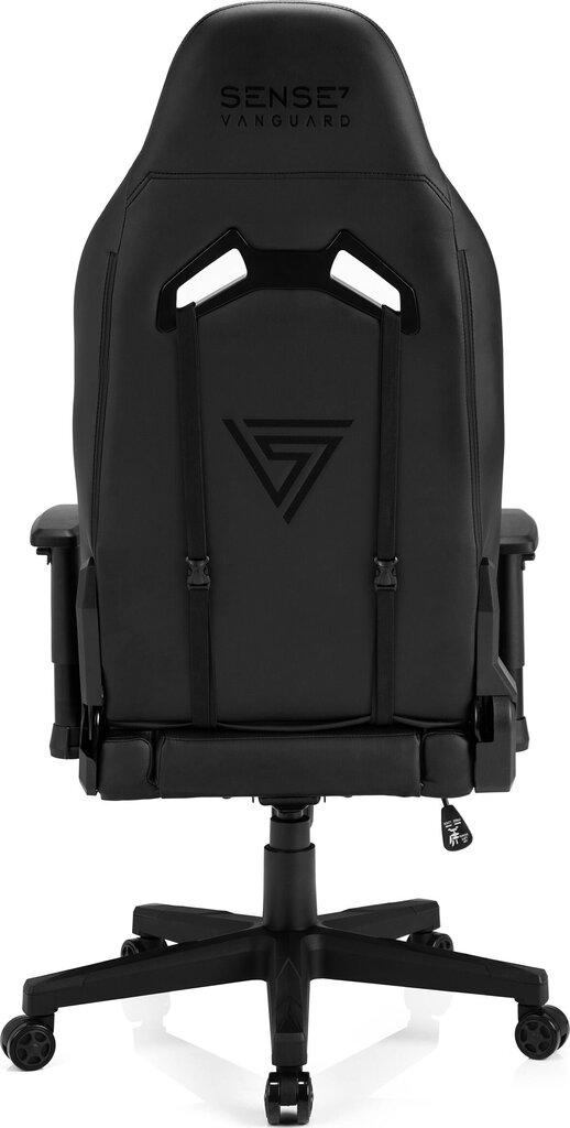 Žaidimų kėdė Sense7 Vanguard, juoda цена и информация | Biuro kėdės | pigu.lt