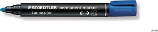 Перманентный маркер Staedtler, цвет синий, 10 шт. цена и информация | Канцелярские товары | pigu.lt