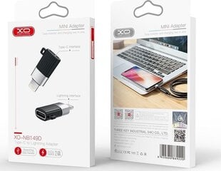 Adapteris USB TelForceOne XO NB149-D USB-C - lightning kaina ir informacija | Adapteriai, USB šakotuvai | pigu.lt