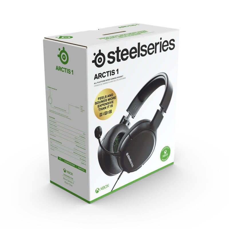 SteelSeries Arctis цена и информация | Ausinės | pigu.lt