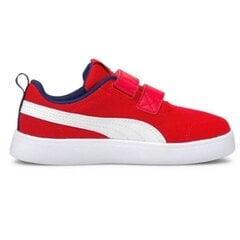 Sportiniai bateliai vaikams Puma Courtflex v2 Mesh V Jr 371758 06 37175806, raudoni kaina ir informacija | Sportiniai batai vaikams | pigu.lt