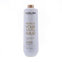 Кератин для волос «LUXLISS KERATIN SMOOTHING TREATMENT» 1000МЛ цена и информация | Средства для укрепления волос | pigu.lt