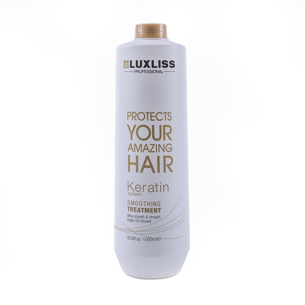 Keratinas plaukams Luxliss smoothing treatment, 1000 ml цена и информация | Priemonės plaukų stiprinimui | pigu.lt