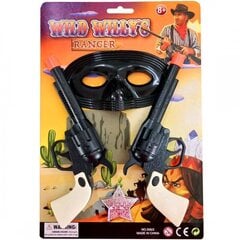 пистолеты colt 2 шт. + маска и знак шерифа цена и информация | Игрушки для мальчиков | pigu.lt