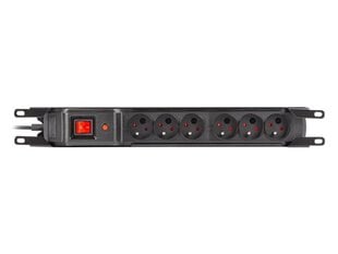 Armac Стойка Power Strip для защиты от перенапряжения 19 дюймов. M6 3м 6x230v черный M6/30/R/CZ цена и информация | Удлинители | pigu.lt