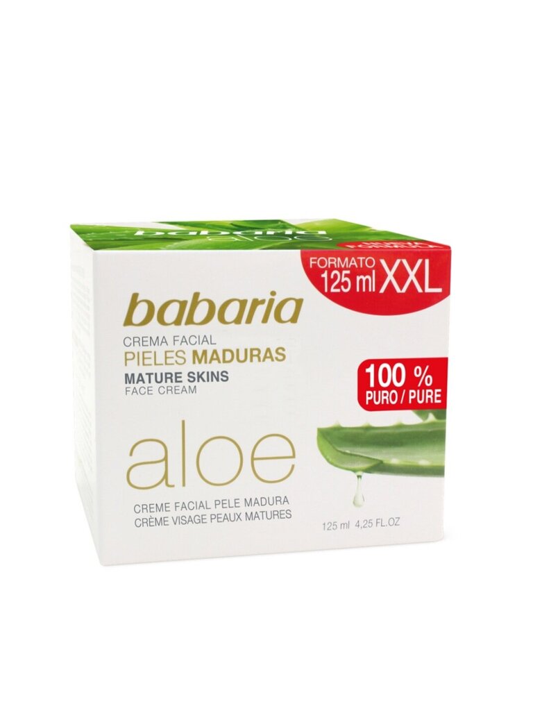 Veido kremas brandžiai odai Aloe Vera XXL 125 ml kaina ir informacija | Parfumuota kosmetika moterims | pigu.lt