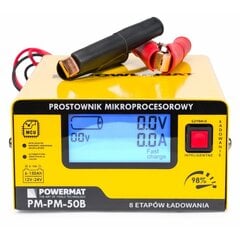 Akumuliatoriaus įkrovikis 12/24V PowerMat kaina ir informacija | Powermat Autoprekės | pigu.lt