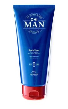 Tvirtos fiksacijos plaukų gelis vyrams CHI Man Rock Hard, 177 ml kaina ir informacija | Plaukų formavimo priemonės | pigu.lt