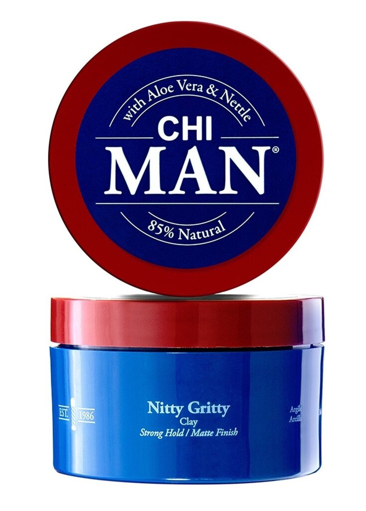 Plaukų formavimo molis vyrams CHI Man Nitty Gritty, 85 g kaina ir informacija | Plaukų formavimo priemonės | pigu.lt